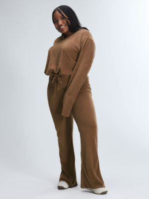 Terry Ease Flare Pant