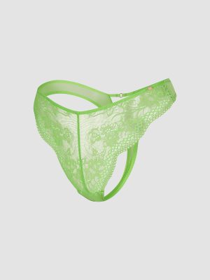 Top Drawer Lace Thong Panty