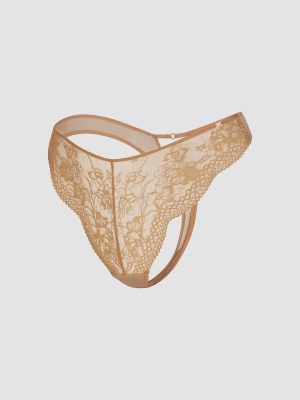 Top Drawer Lace Thong Panty