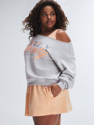 Weekender Terry Cut-Off Sweatshirt