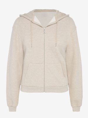 Weekender Terry Bridal Zip-Up Hoodie with Embroidered Logo