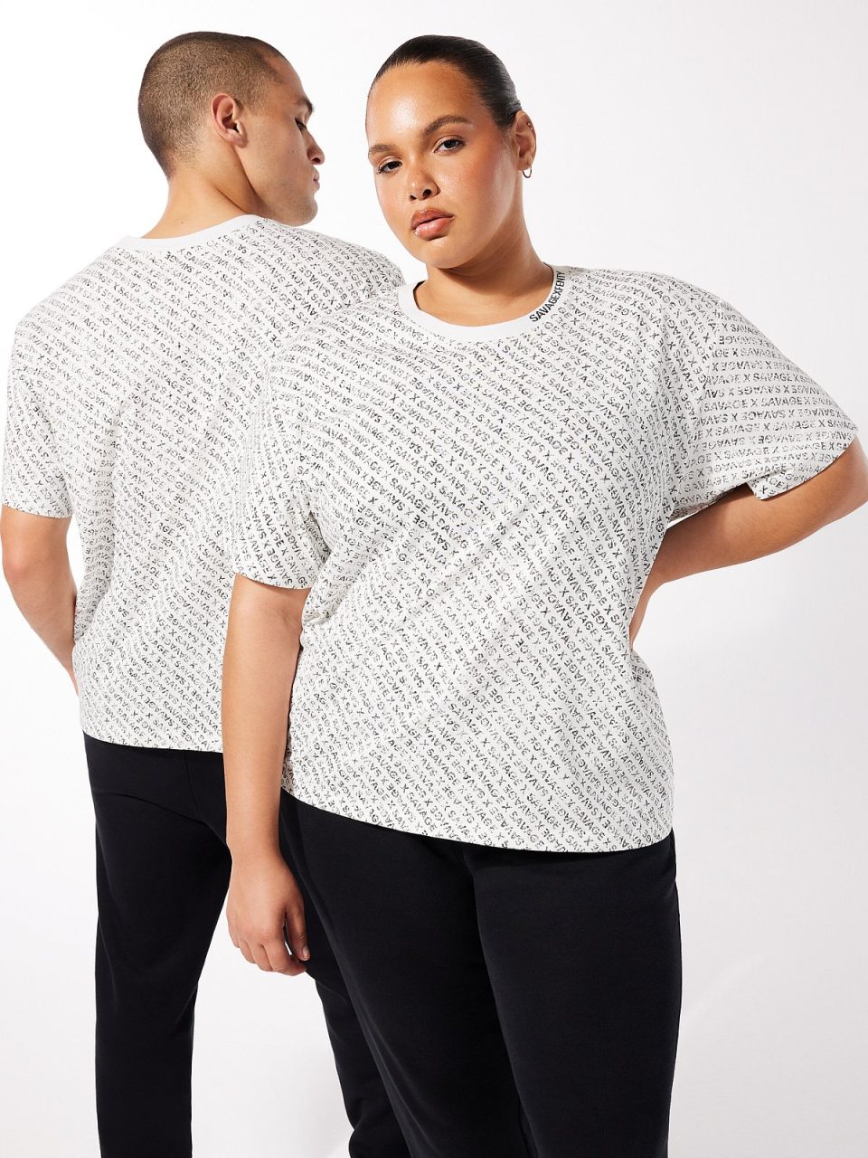 Essential Heavy Jersey Stacked Monogram Tee