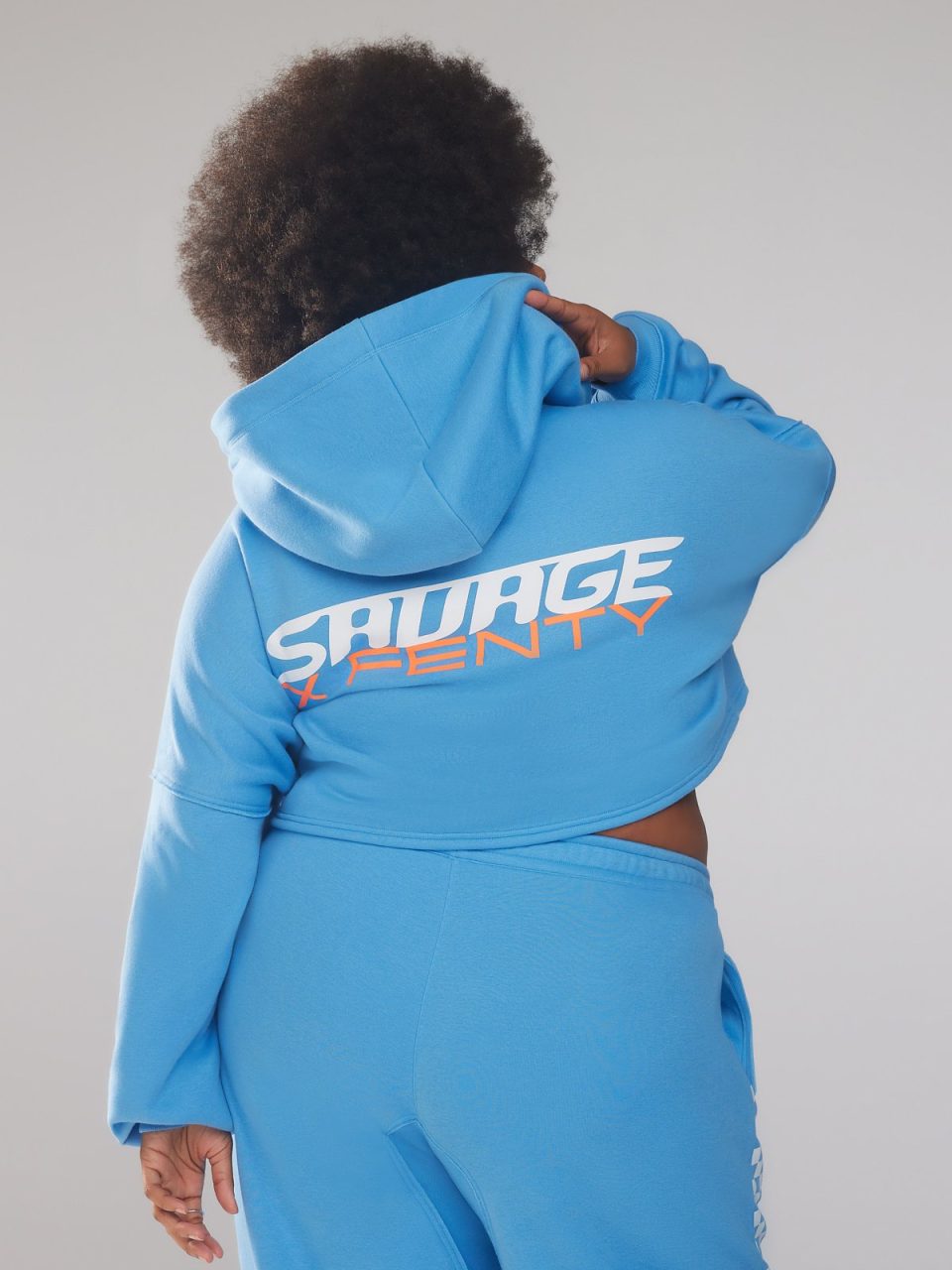 Essential Racer Cropped Hoodie